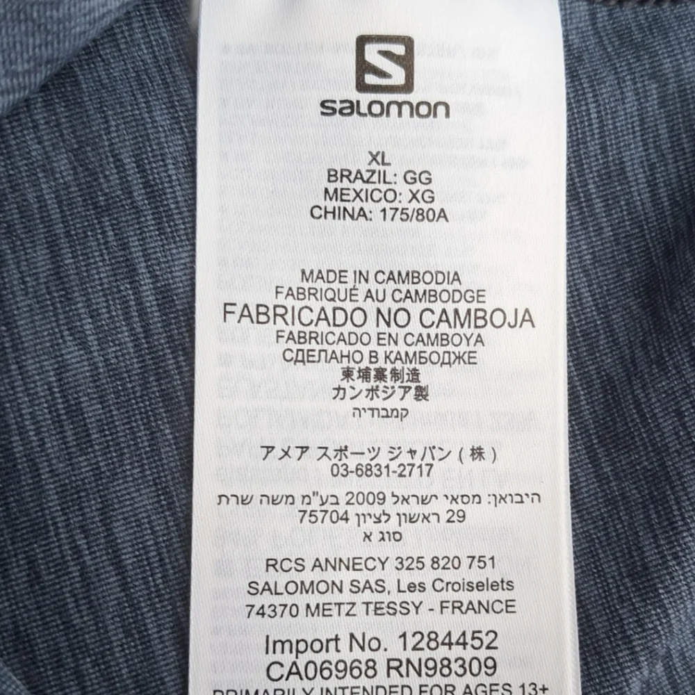 Salomon Womens XL Gray Heathered Running Shorts Zippered Back Pocket Reflective